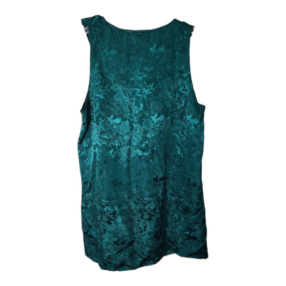 New Vintage gold label Victoria's Secret emerald green night gown size m/l - Picture 4 of 7